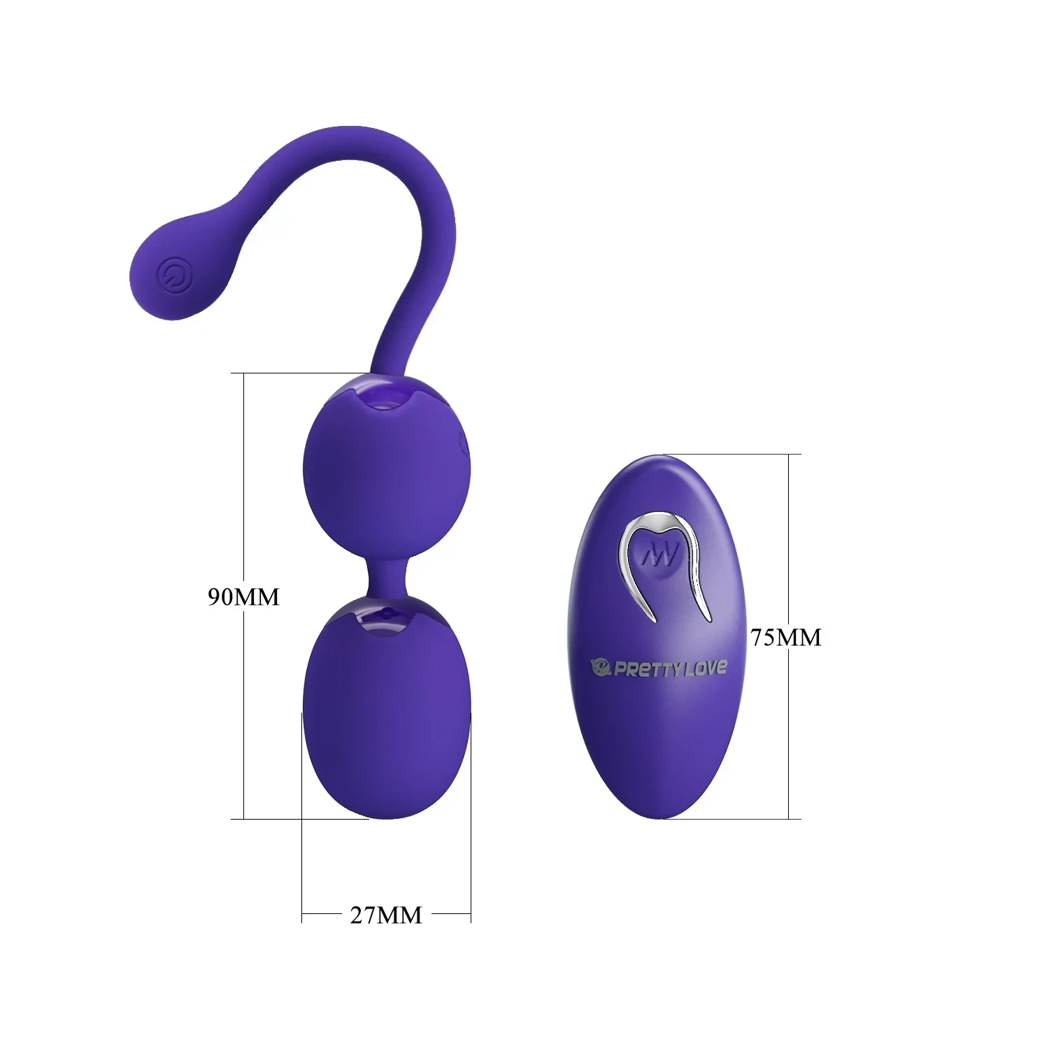 Bolitas chinas con vibracion y carga USB 3