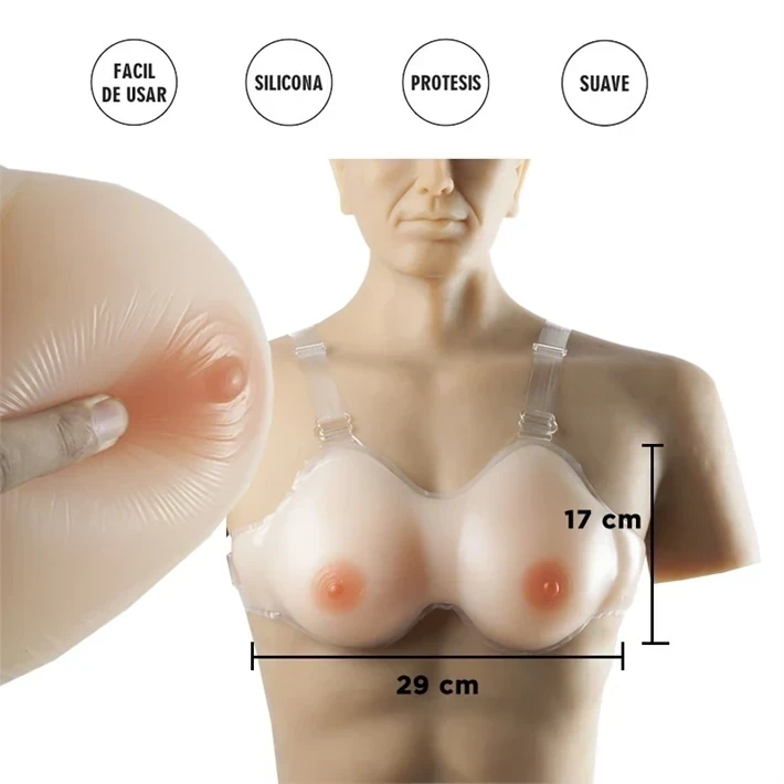 Berenices : Busto/Seno Siliconado realistico