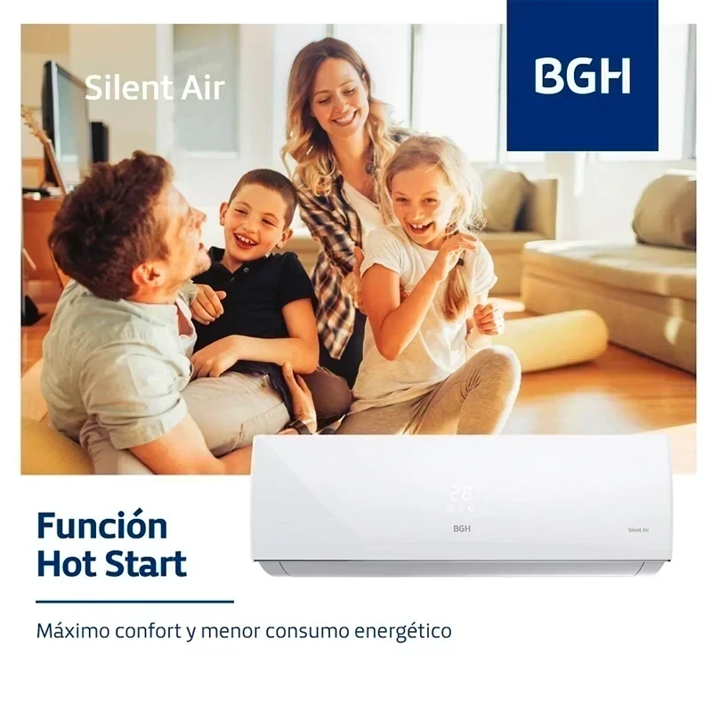 Aire Acondicionado Split BGH 3300w Frío Calor Consumo Clase A 3