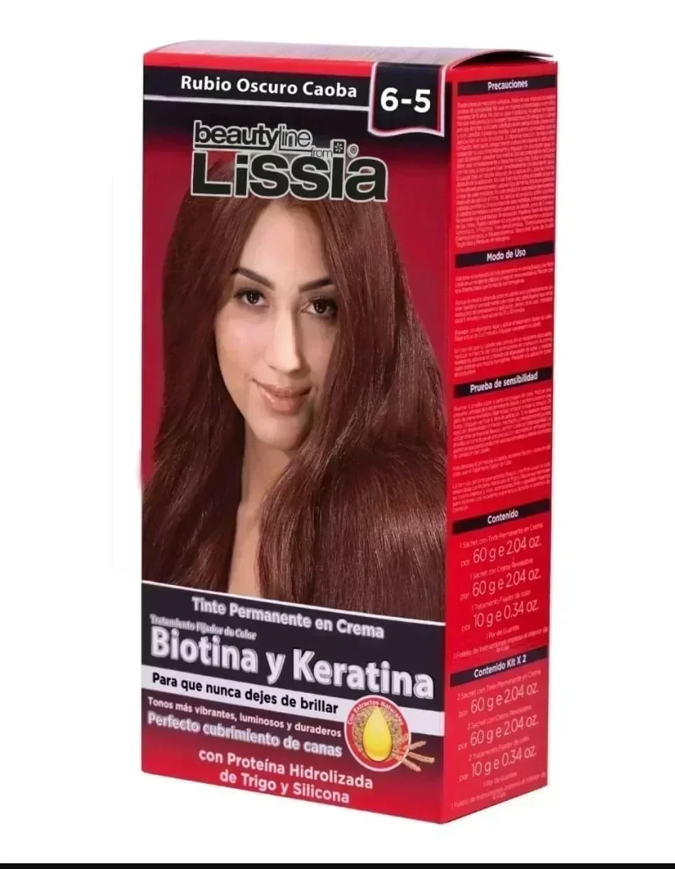 lissia tinte 6.5 rubio oscuro caoba