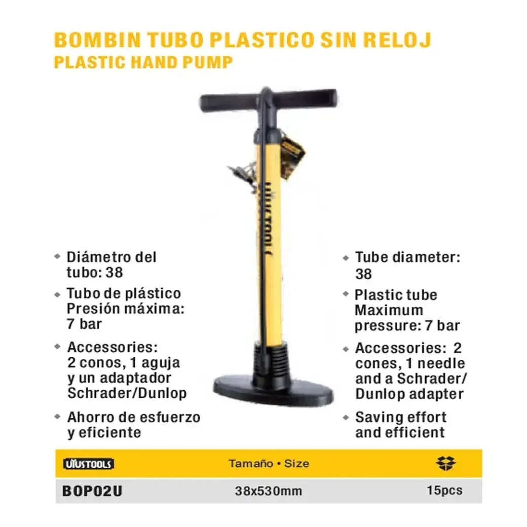 INFLADOR Amarillo TUBO Plast UYUST 38X530