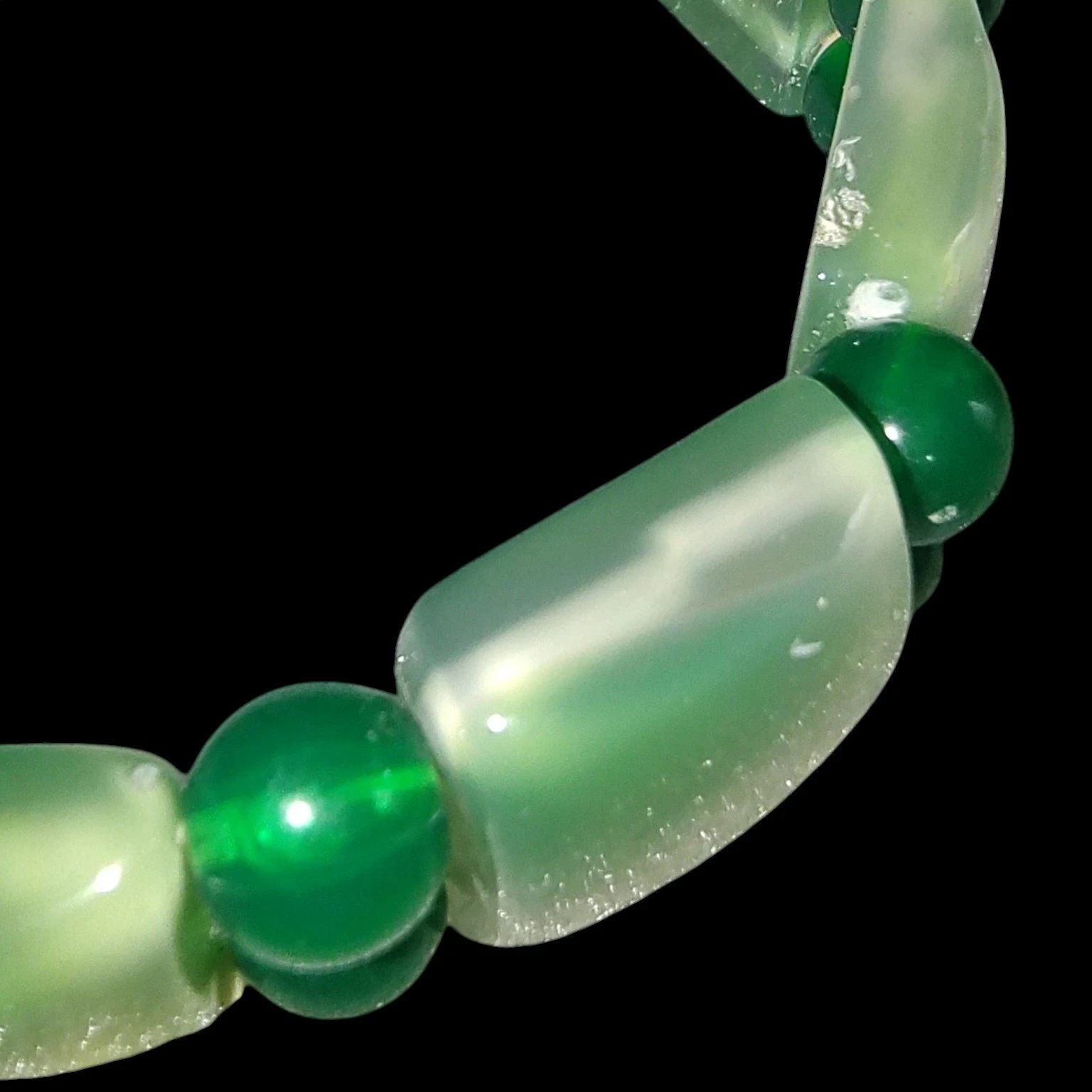 Manilla elástica de onix verde 🤩 3