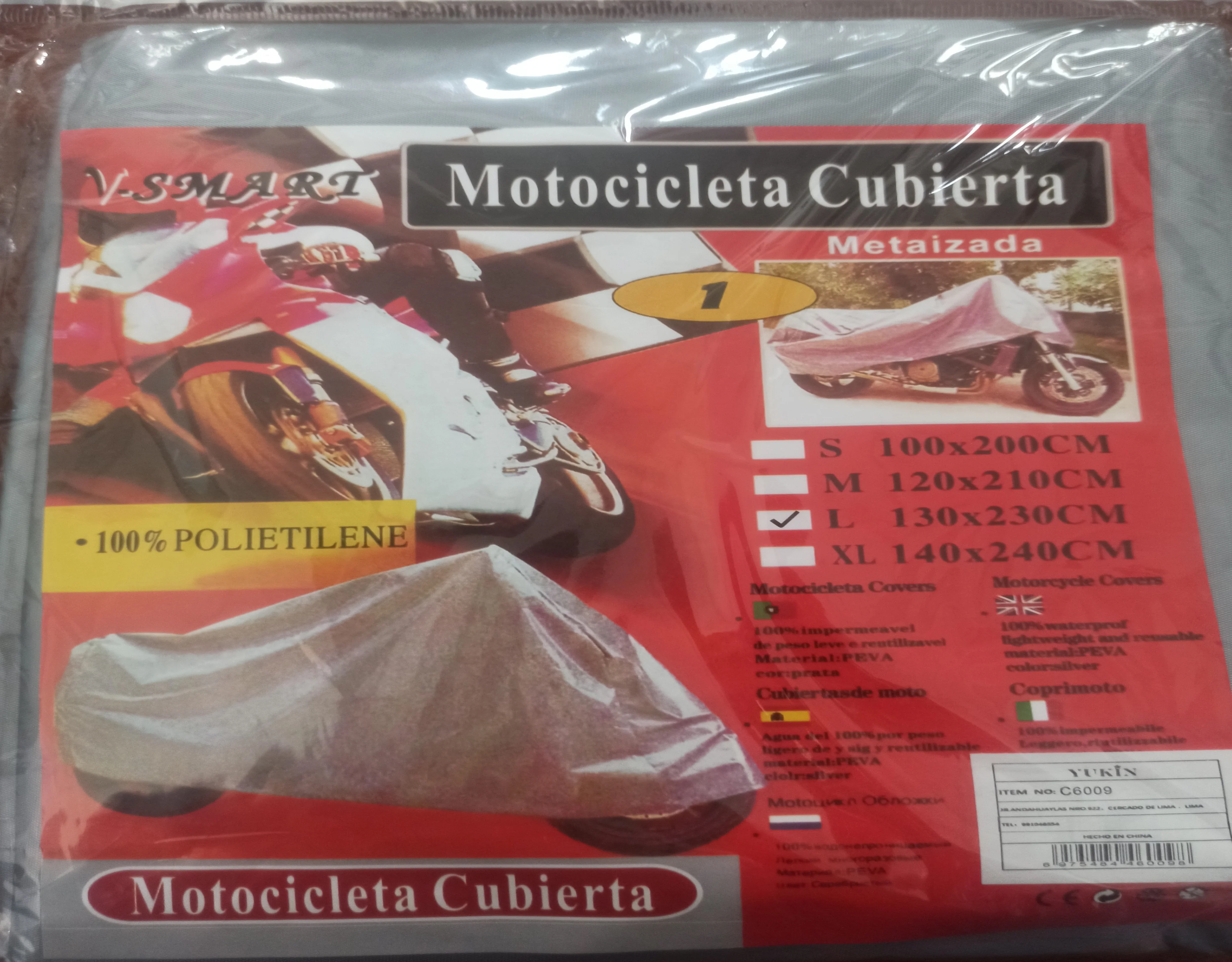 Funda para moto o bicicleta  2