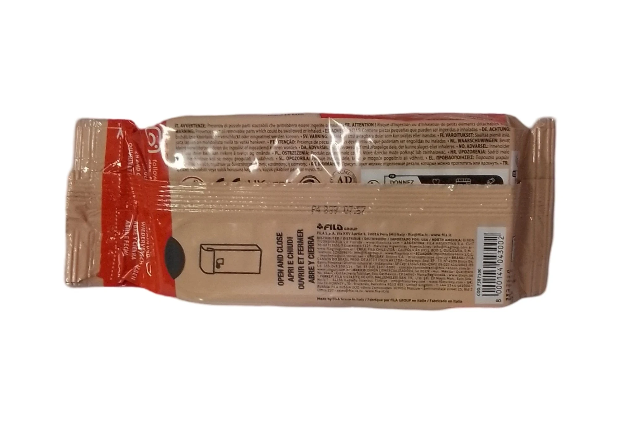 PASTA PARA MODELAR DAS  1/2 KG terracota  2
