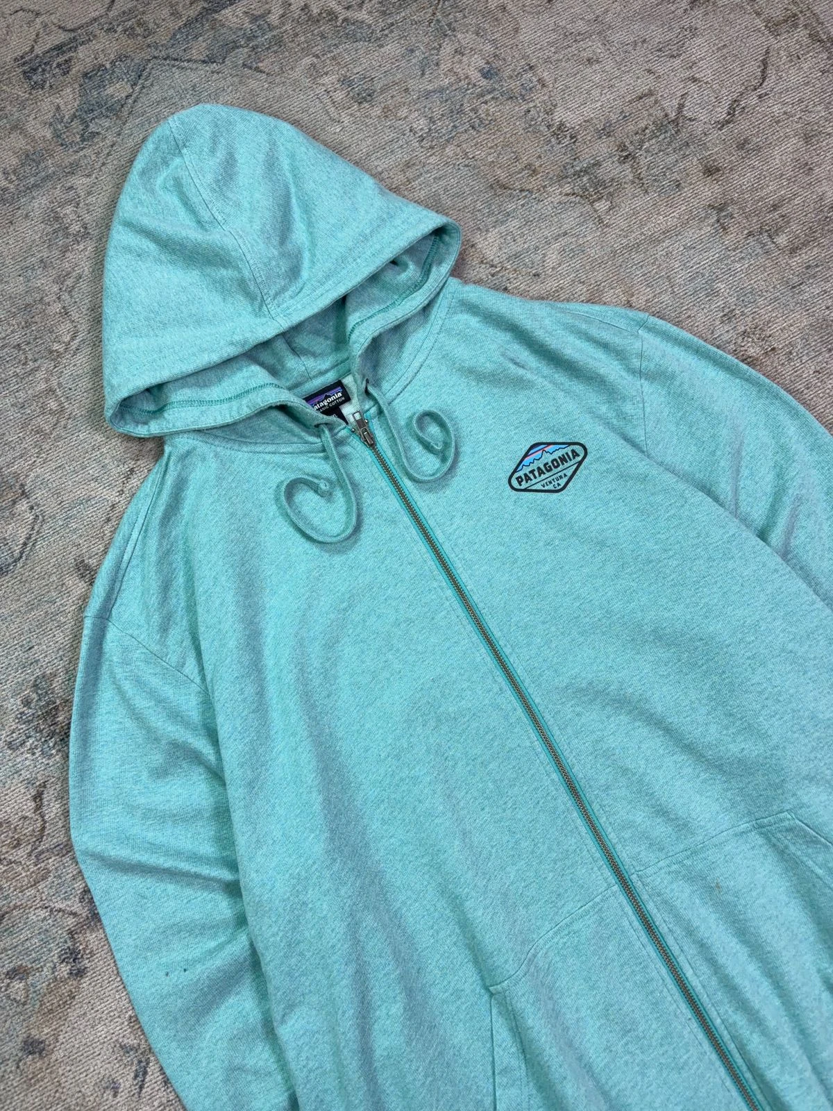PATAGONIA VENTURA CA ORGANIC COTTON FULL-ZIP HOODIE