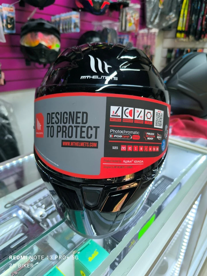 CASCO INTEGRAL MT HELMETS NEGRO METALIZADO 2