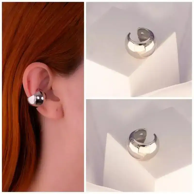Ear Cuff Arya Plateado REF:  E426