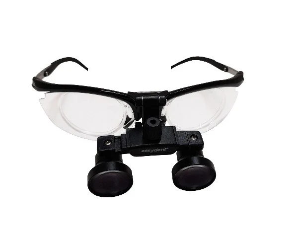 LUPA 2.5X ARMAZON ALUMINIO CAMPO VISUAL AMPLIO - EASYDENT