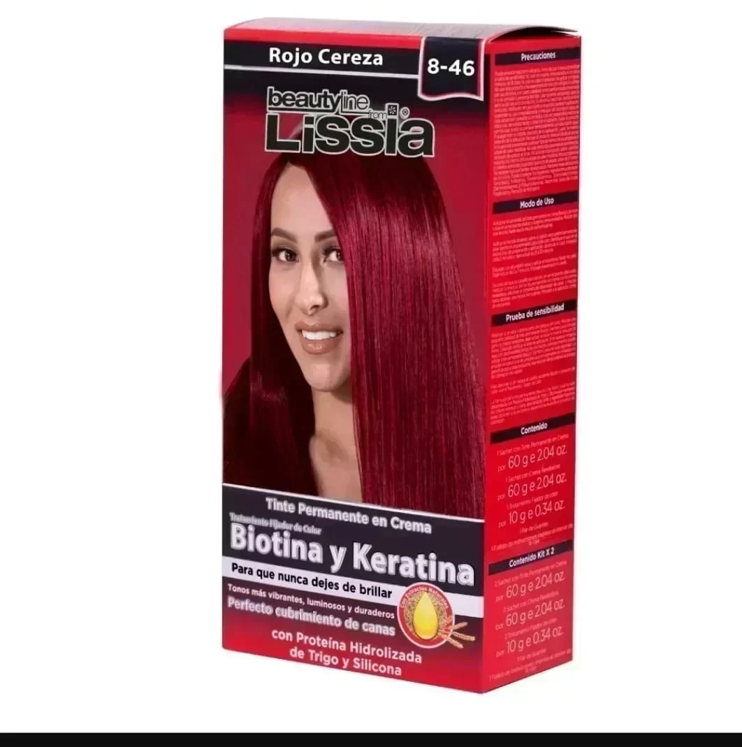lissia tinte 8.46 rojo cereza