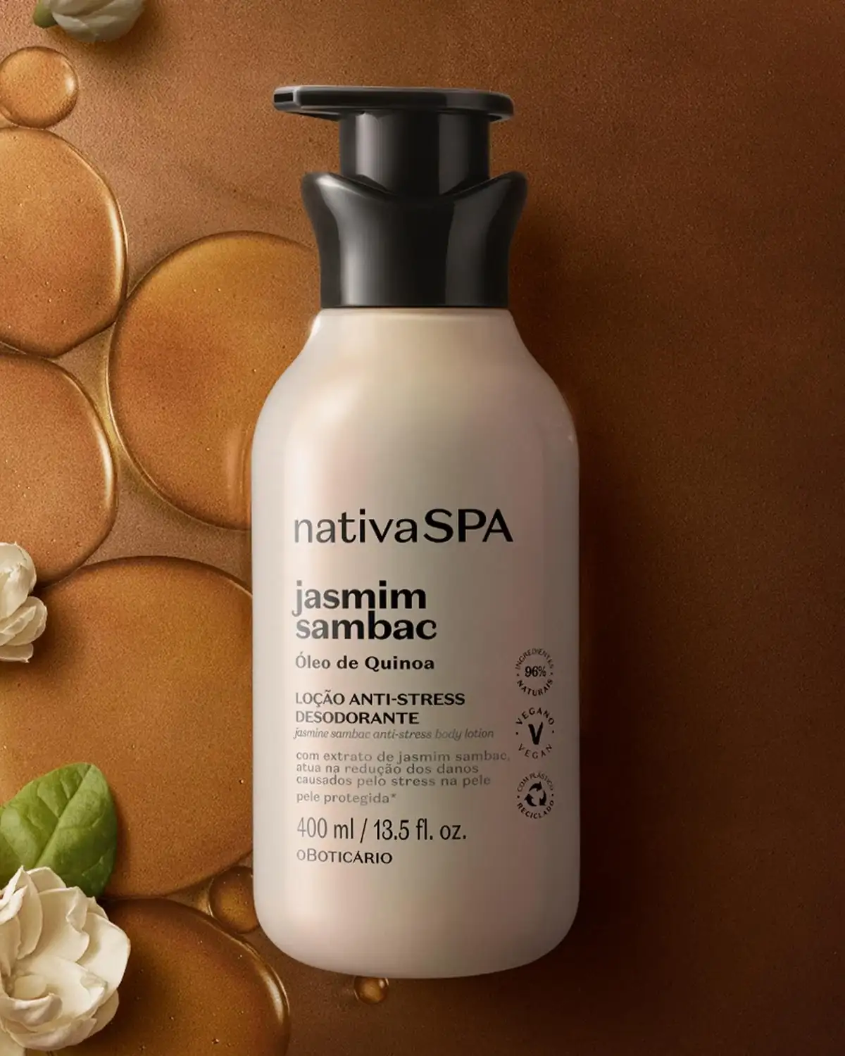 Nativa SPA Loción Hidratante Corporal Jasmine, 400ml 2