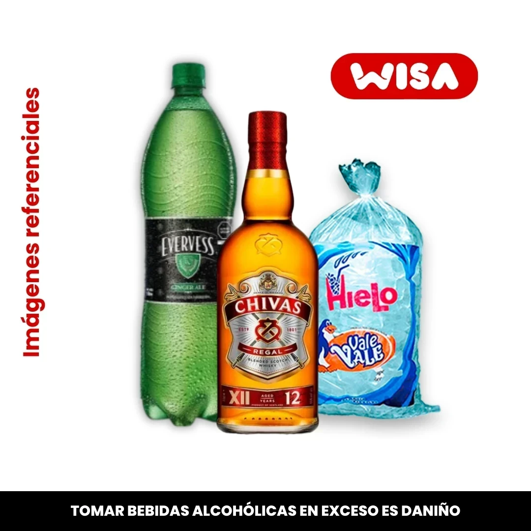 Combo Whisky Chivas Regal 750 ML
