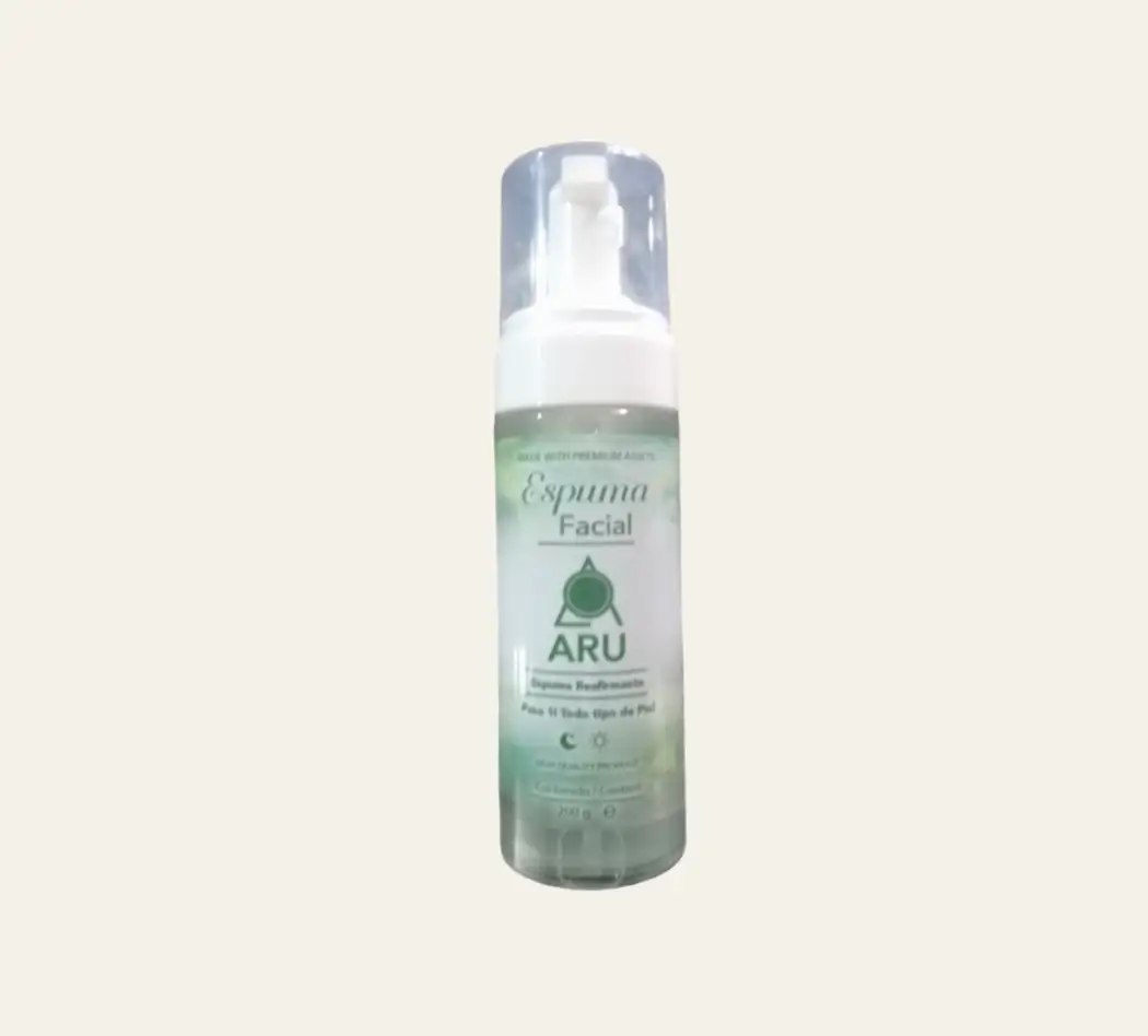 Espuma facial tonificante