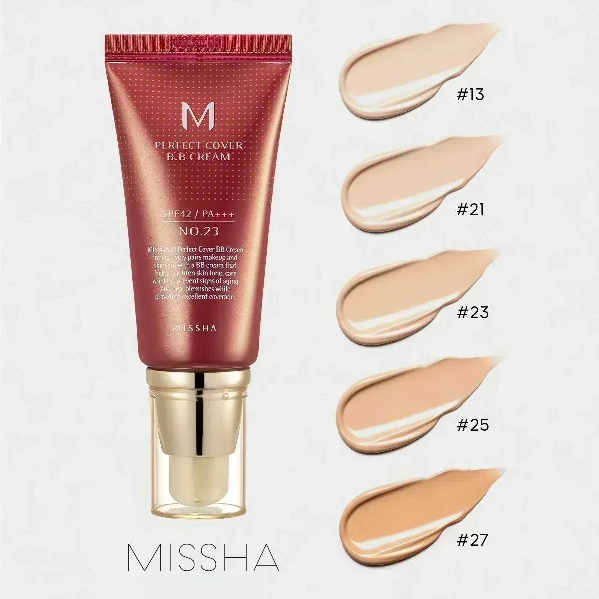 MISSHA M Perfect Cover BB Cream #21 y #23 #27 (SPF42/PA+++ 2