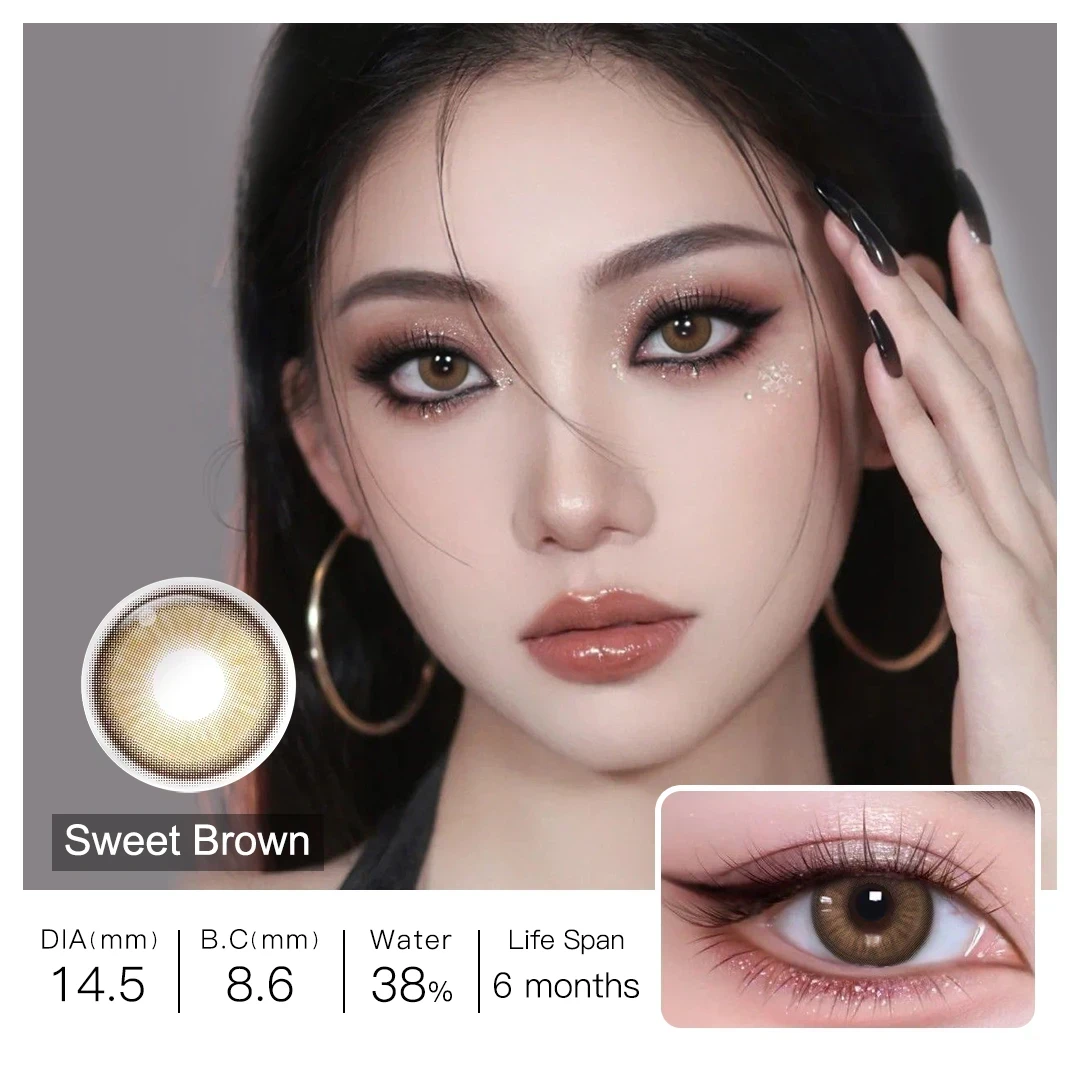 Lentes de contacto - Referencia: LUNA/ SWEET BROWN  2