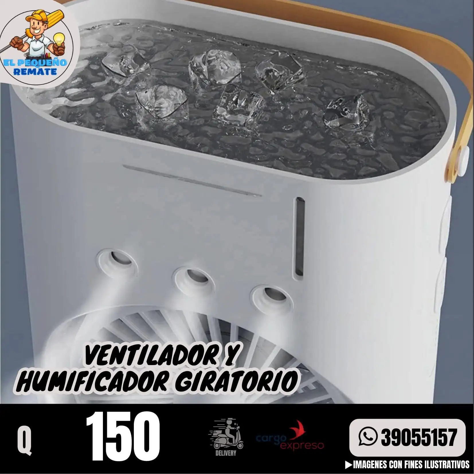 VENTILADOR Y HUMIFICADOR GIRATORIO  4
