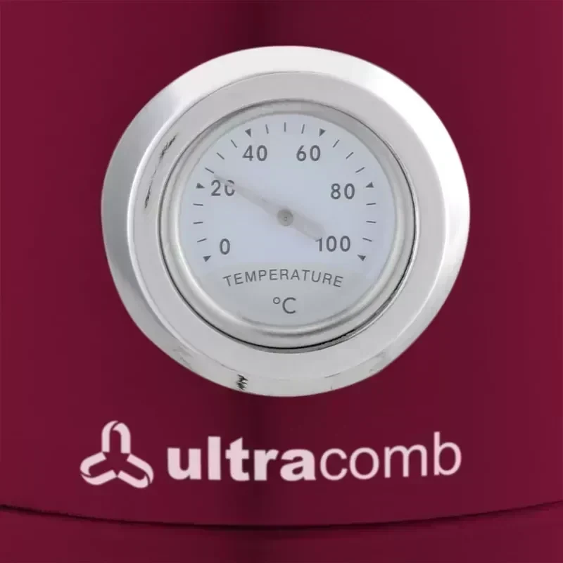 Pava Electrica Ultracomb Pe-4920 Termometro 1.7 Rojo Pc 2