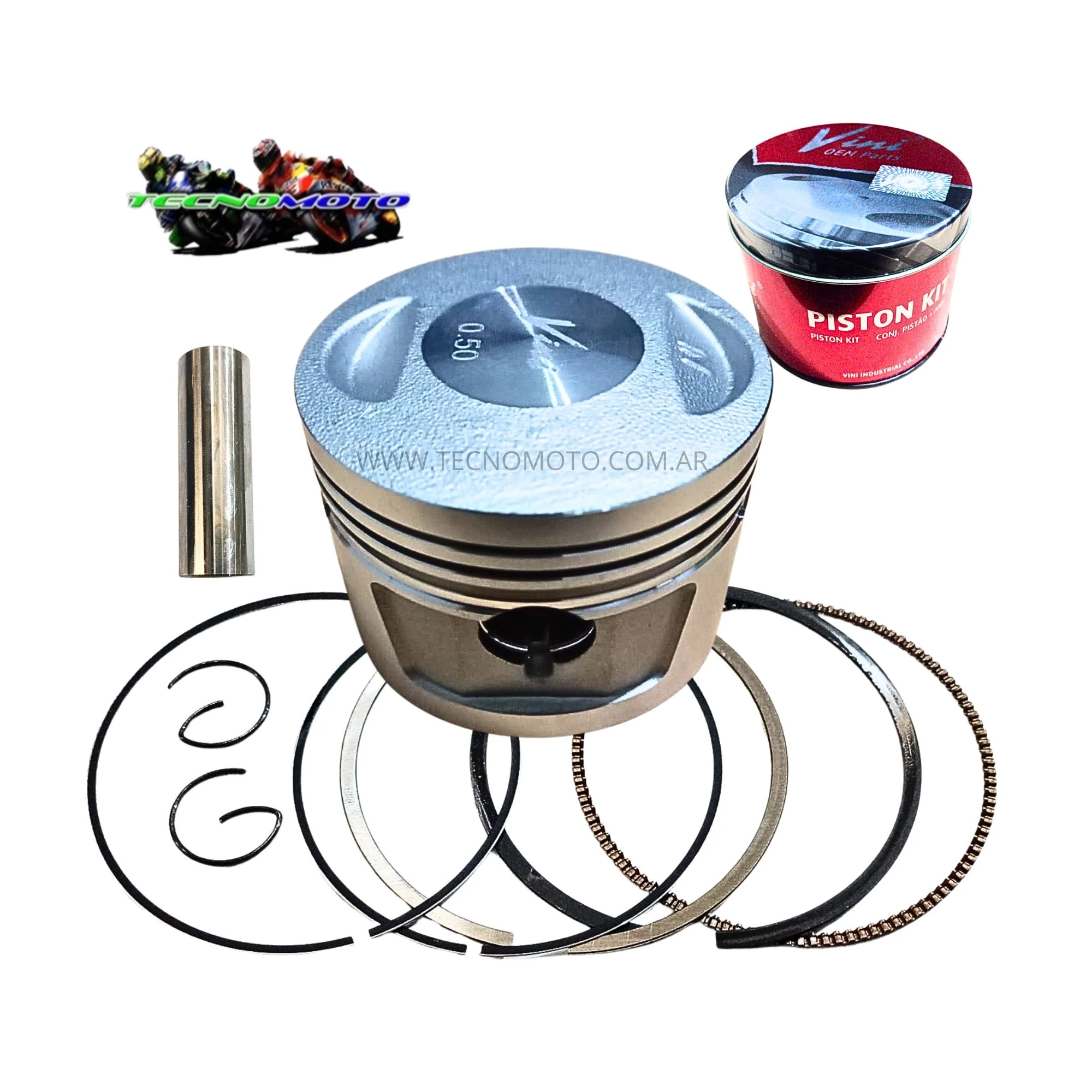 KIT PISTON ZANELLA 150 RX 0.50 (62.50) -50318