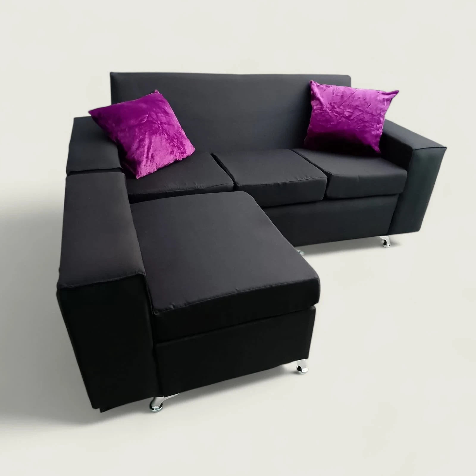 Sillon 3 cuerpos con Camastro* *Medidas 178x70x70* *Camastro 65x45* Tela de lino rústico