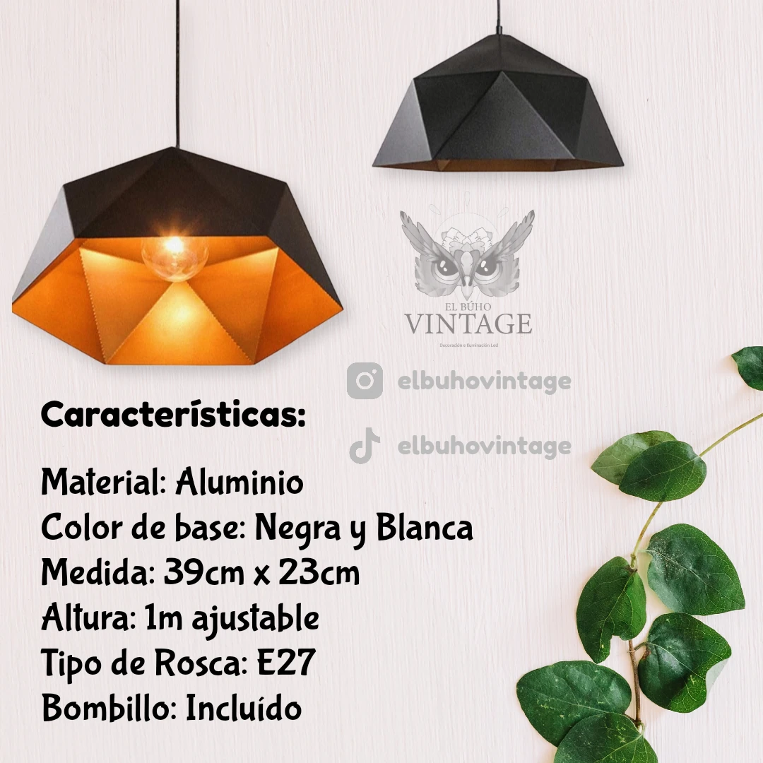 Lámpara Colgante Estilo Industrial  6