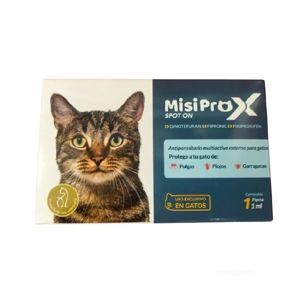 Antiparasitario externo gatos MISIPROX