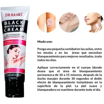Crema Blanqueadora Corporal Dr Rashel 100 gr. 2