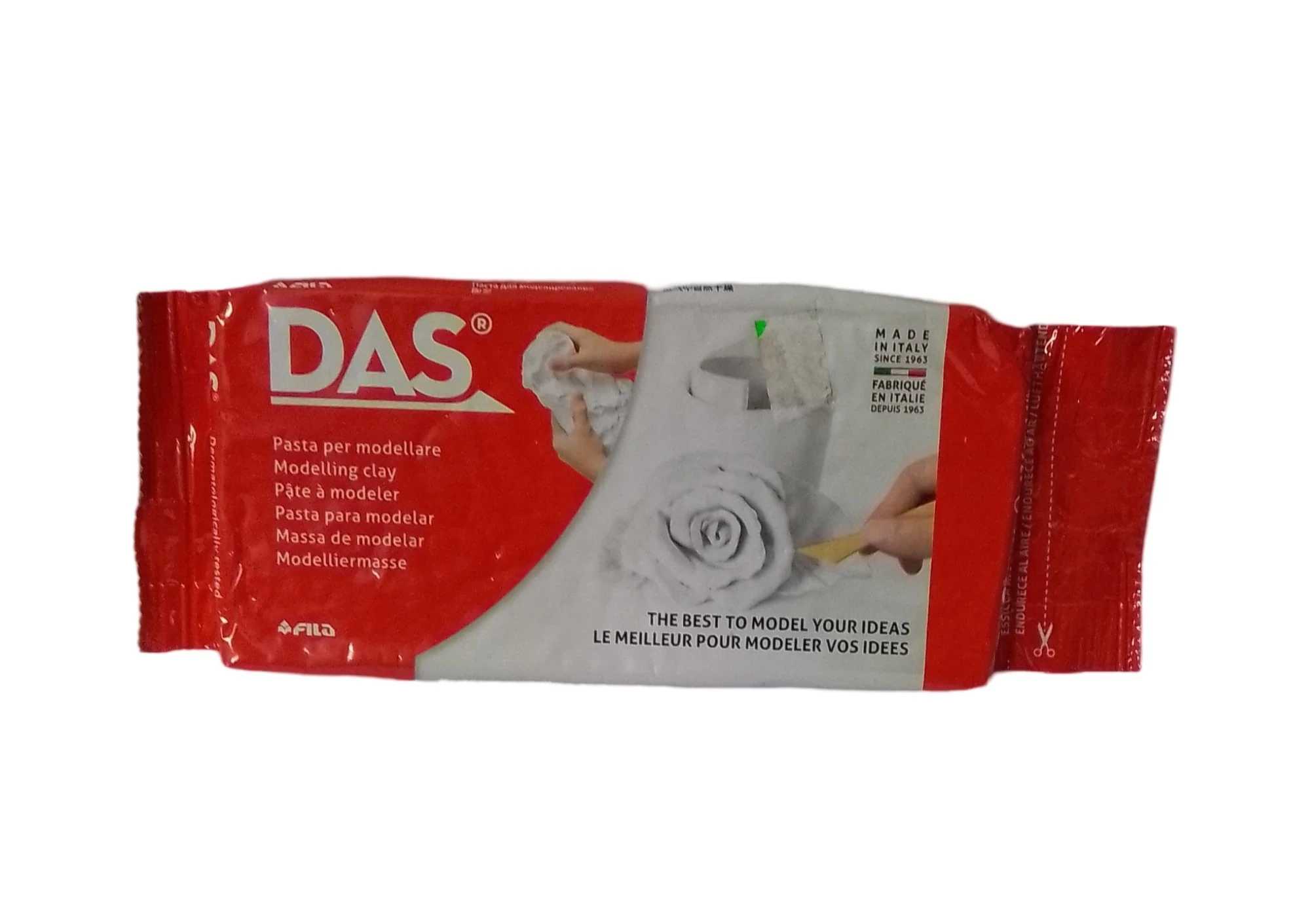 Pasta para modelar das ,500 gr bco