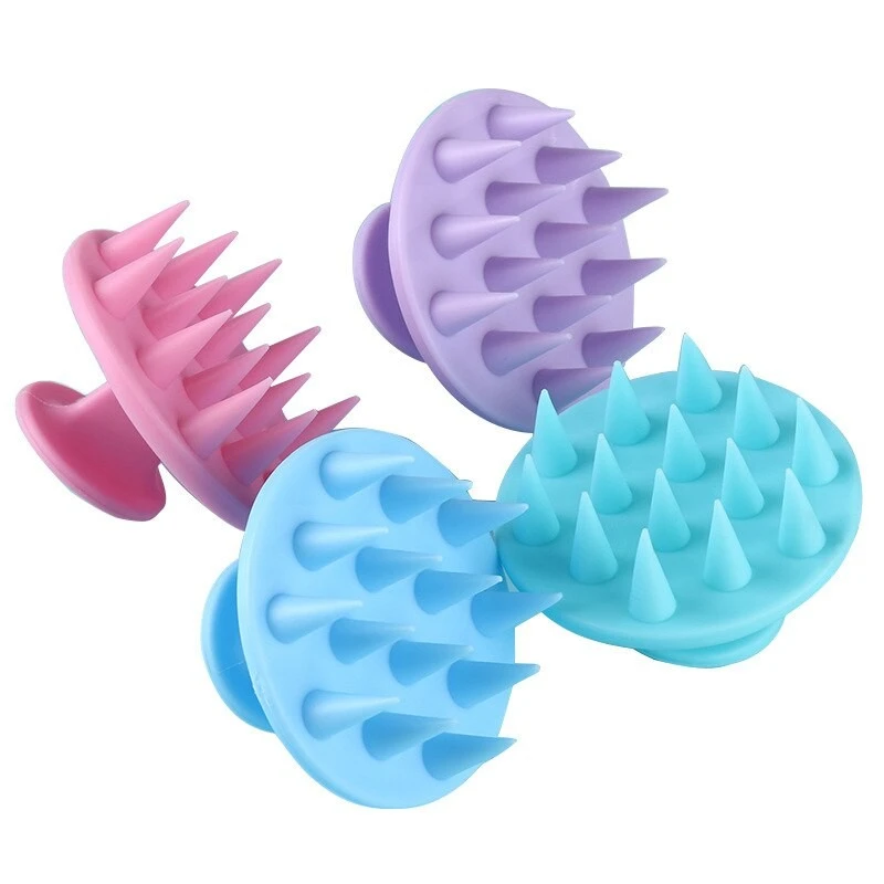 Cepillo Masajeador de Silicona para Cabello 3