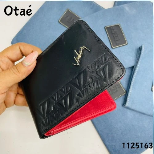Billetera En Cuero 100 Repujado Vlz 8