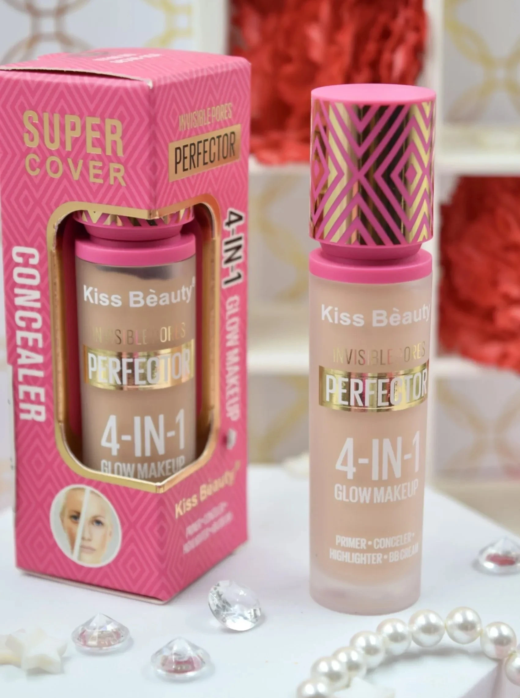 Kiss Beauty – Corrector perfector 4 en 1 2
