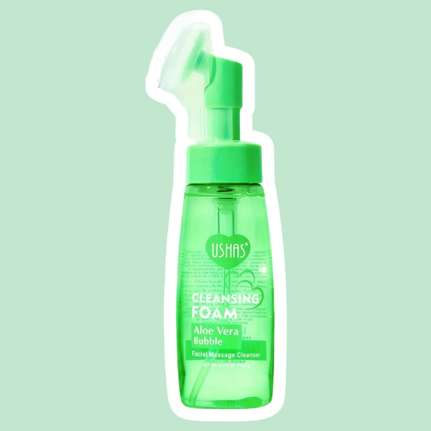 Espuma Limpiadora Facial 240ml Aloe Vera Bubble Ushas