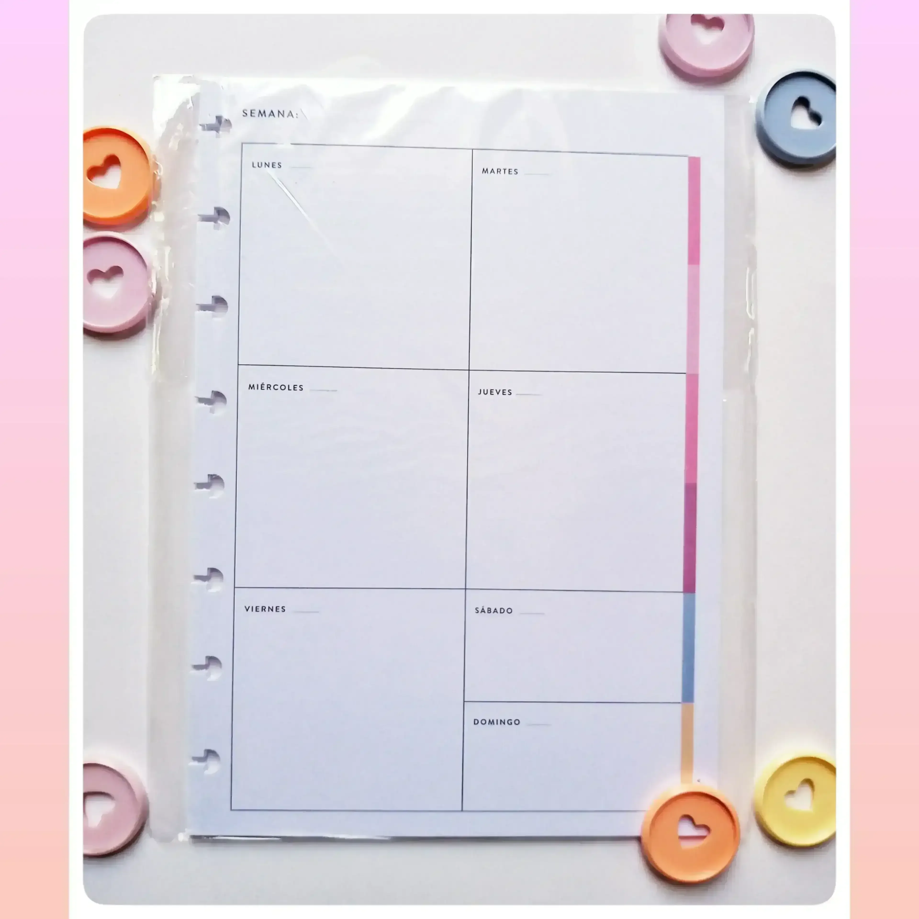 Repuesto Planner Semanal A5