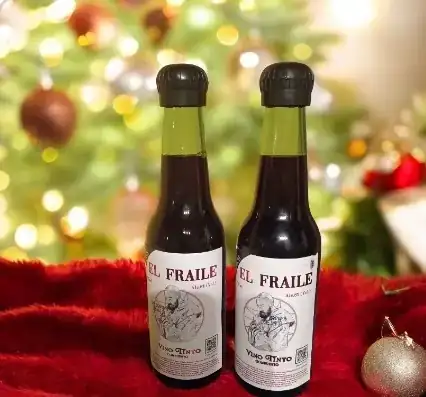 Medias botellas de vino