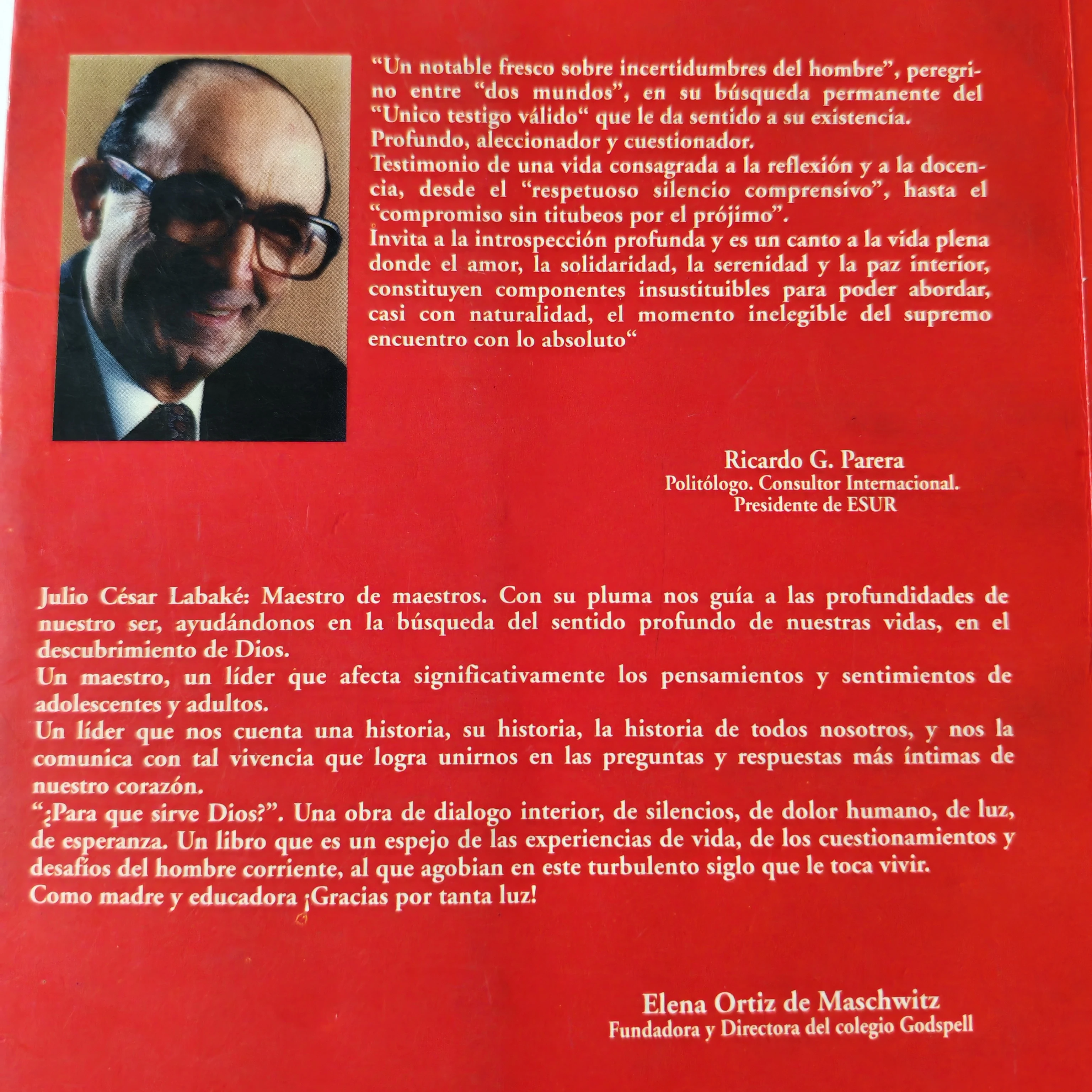 ¿Para que sirve Dios? Julio César Labake usado  2