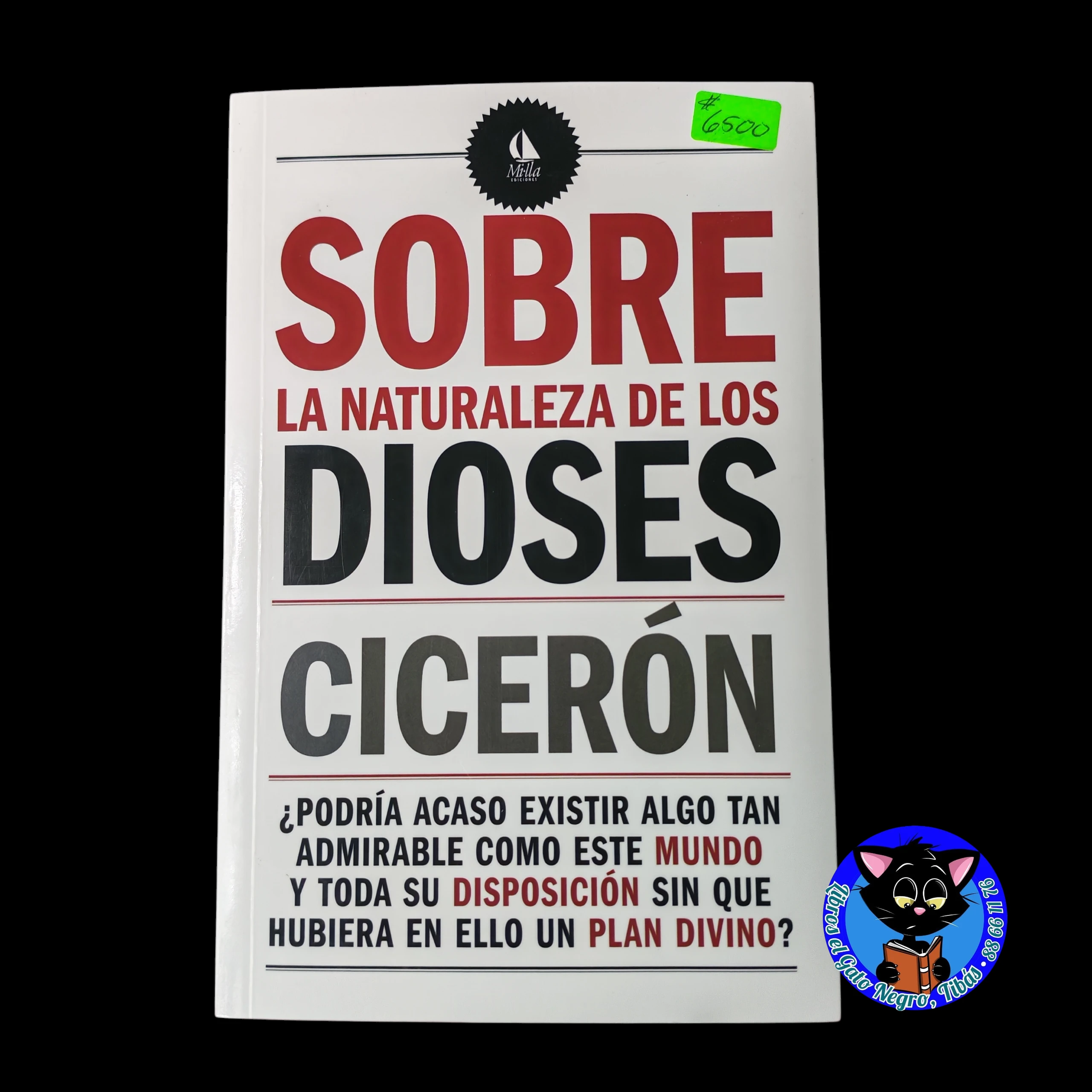 Sobre la naturaleza de los dioses, Cicerón nuevo 