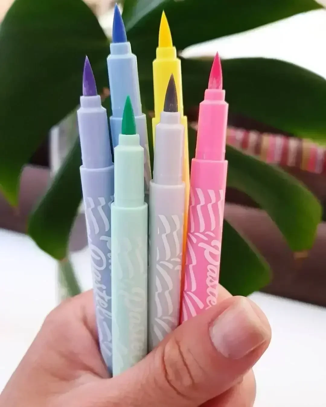 Marcadores Mooving Pinceladas pastel