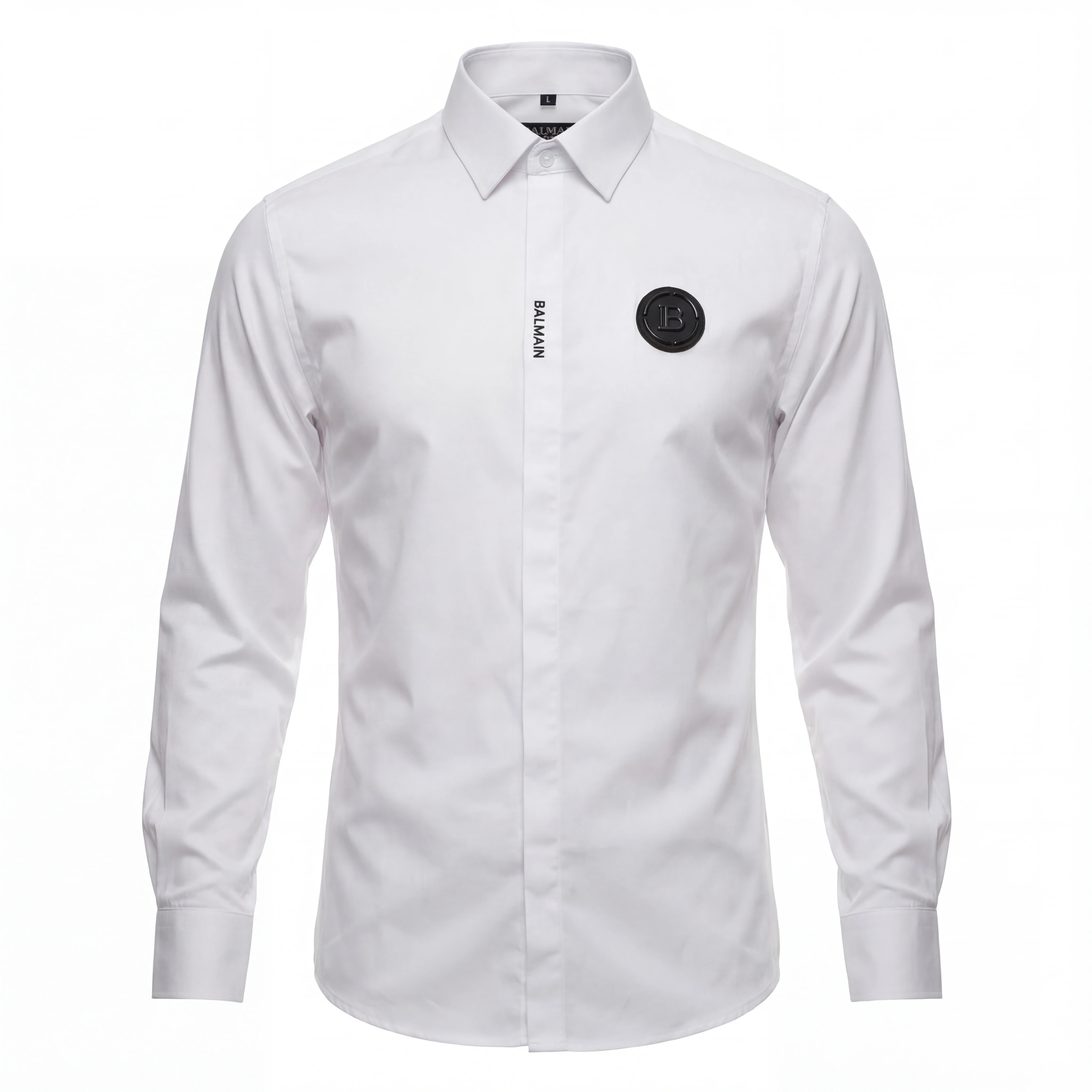 Camisa Manga Larga Balmain blanca