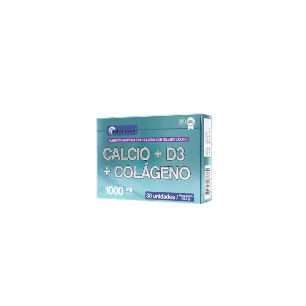 CALCIO+D3+COLAGENO X 30 SOFTGEL TOTALMAX