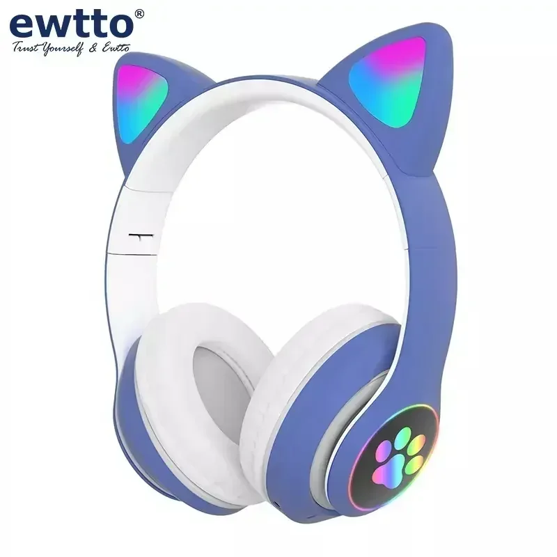 Audífonos Gato ET-A4707B BT/LUCES/TF