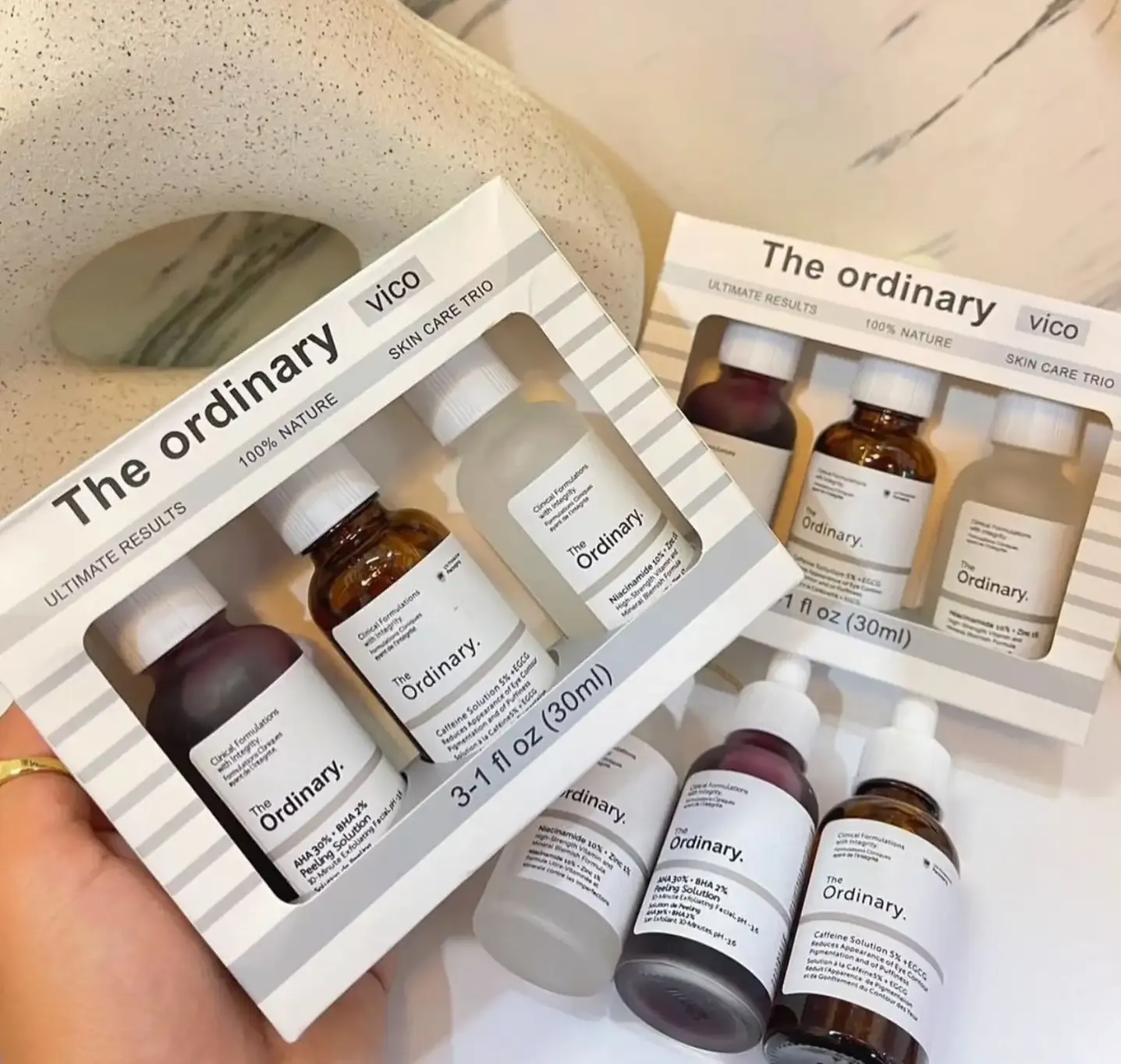 Kit de Serum Facial Ordinary x3