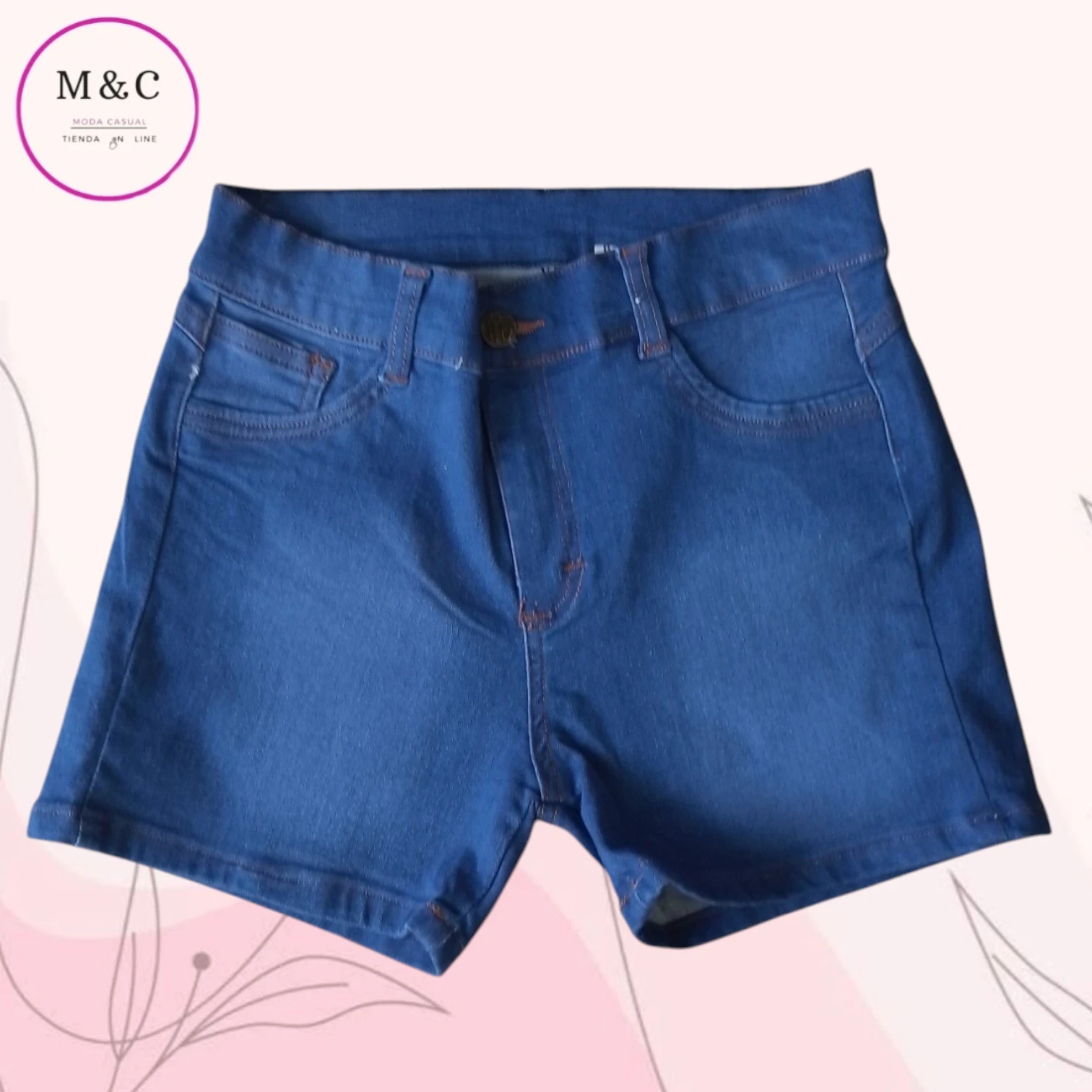Short Talla 13 mezclilla 