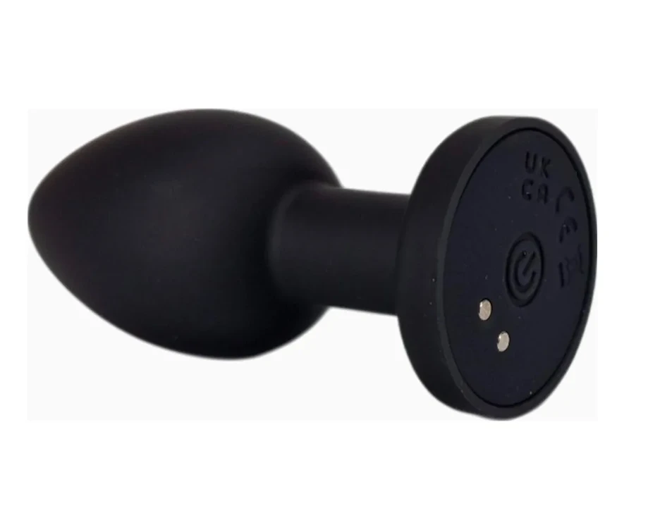 Plug Anal De Silicona Impermeable Con 10 Modos De Vibración Negro 3