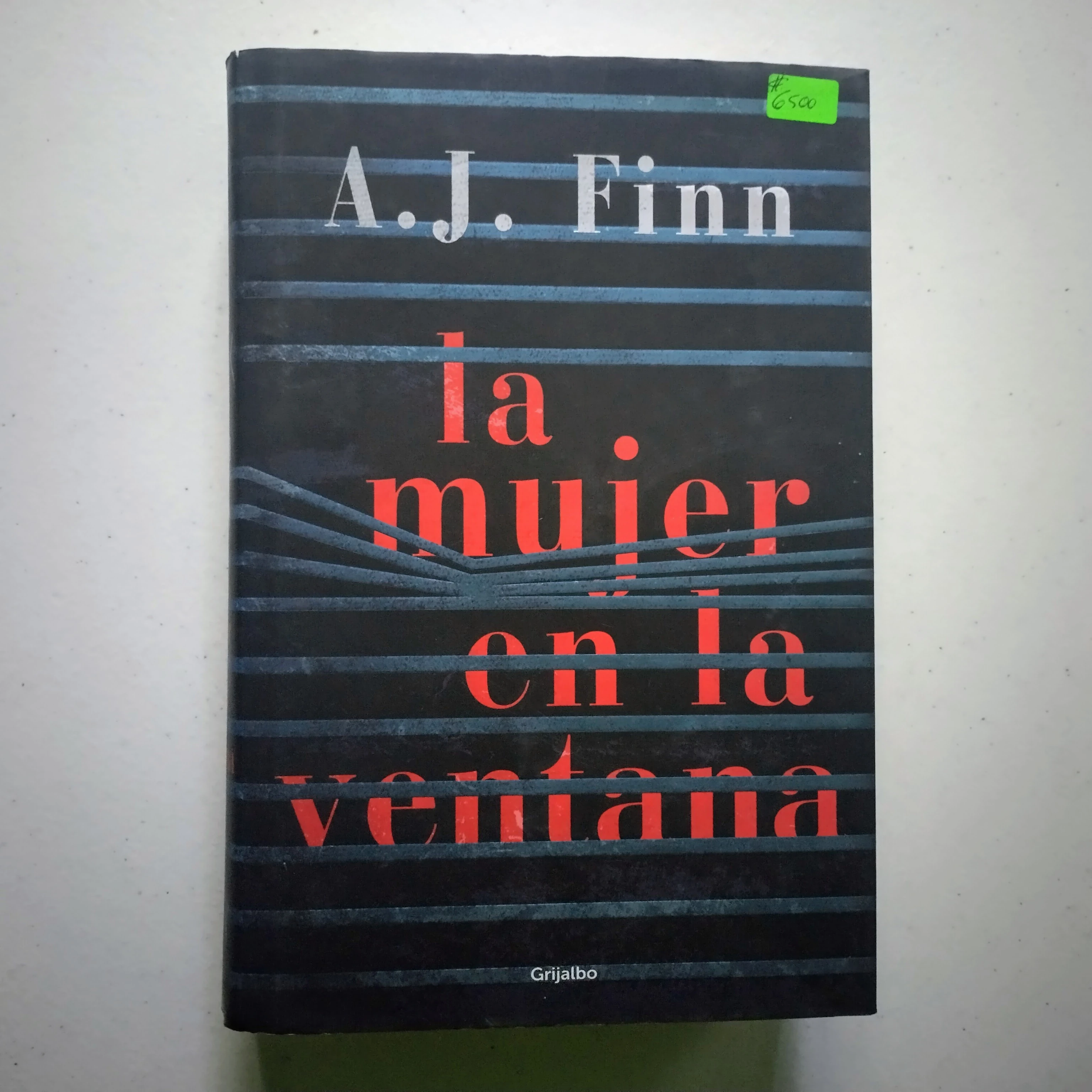 La mujer en la ventana, A.J. Finn, usado