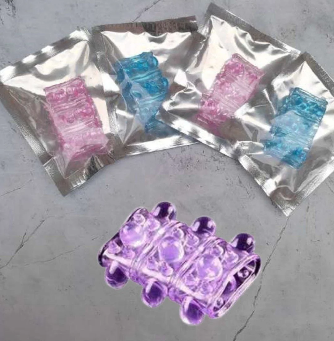 SEMI FUNDA PARA PENE CON PERLAS ESTIMULANTES