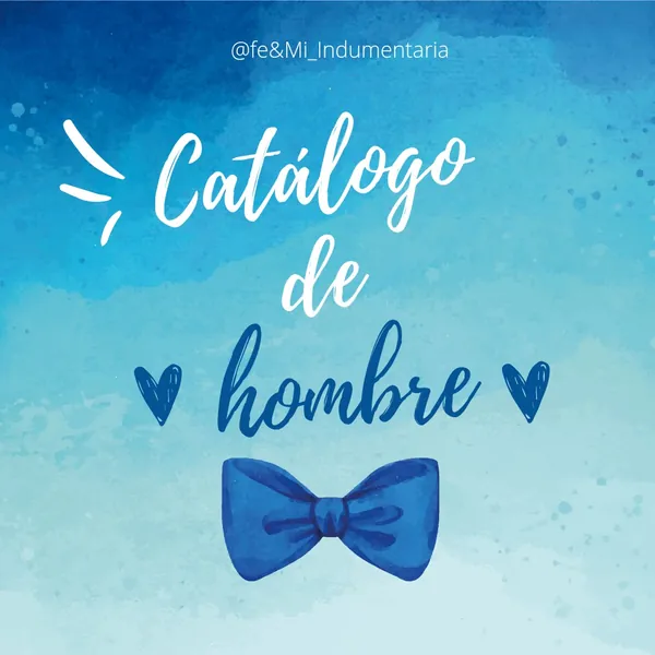 Catálogo de Hombre 
