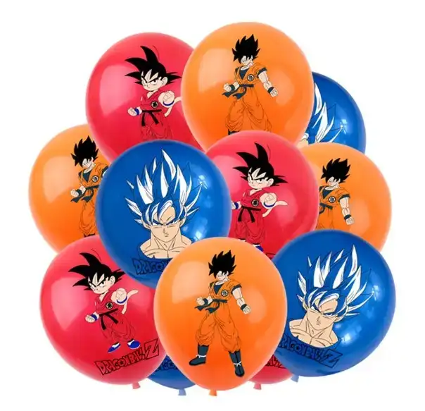 Globo estampado Dragon ball z x 10 unidades 