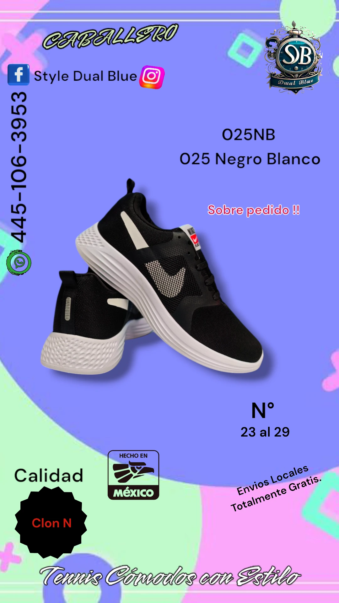 025 Negro Blanco