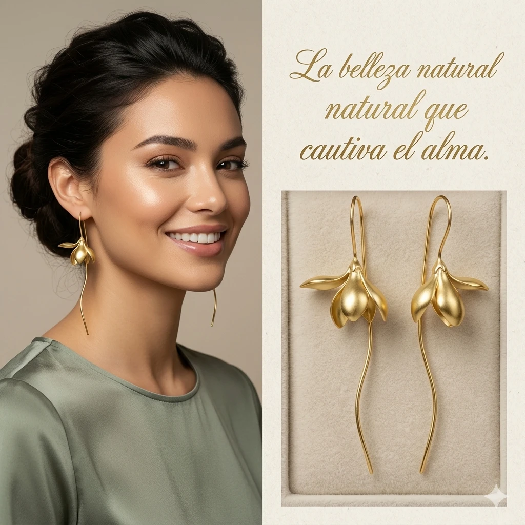 Aretes Tulipan