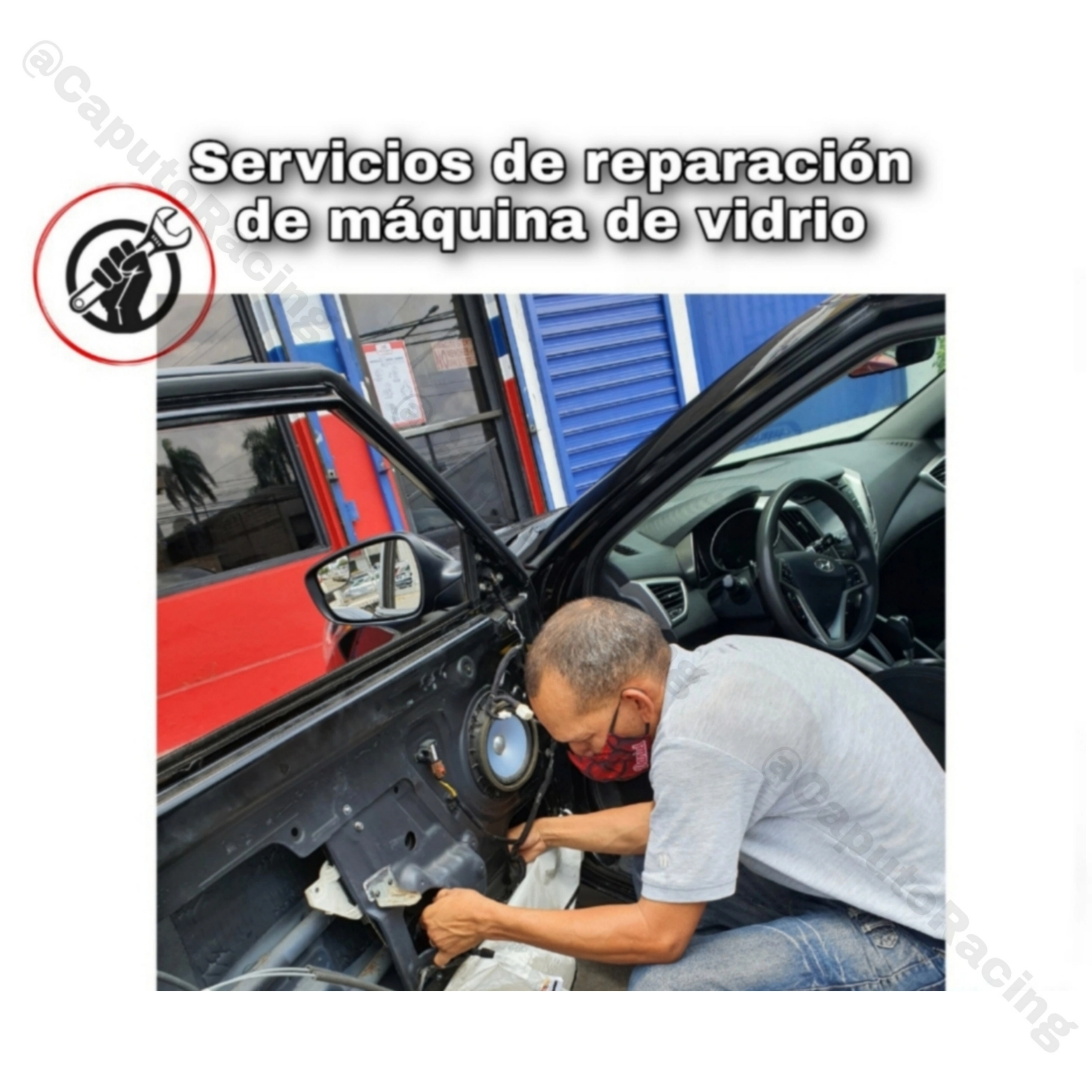 REPARACIÓN DE MAQUINA DE VIDRIO 