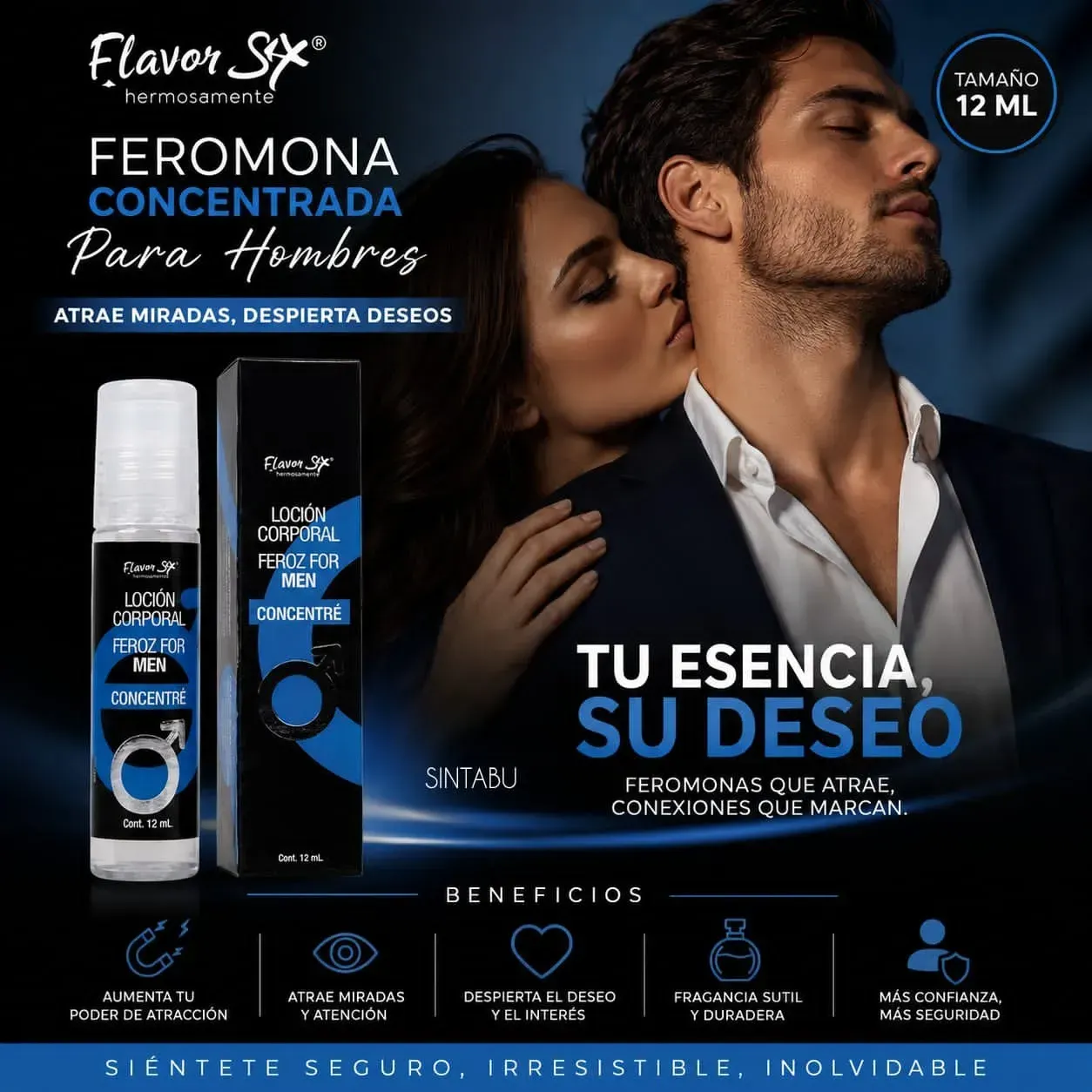 PERFUME CON FERMONAS CONCENTRADAS PARA ELLOS