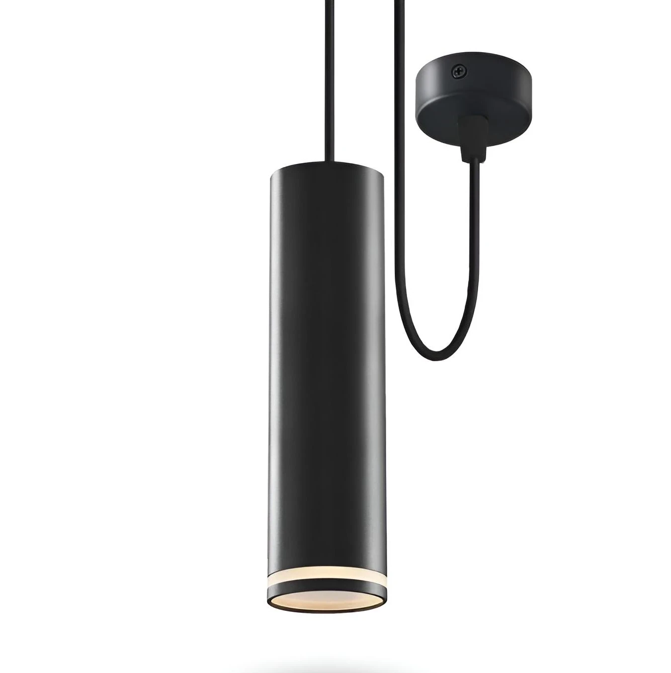 LAMPARA COLGANTE SPECTRUM NEGRA 1L GU10